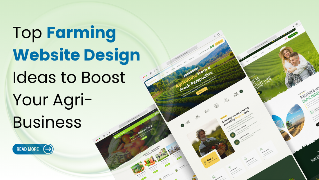 Farming website design