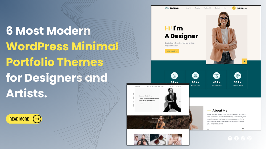 WordPress Minimal Portfolio themes