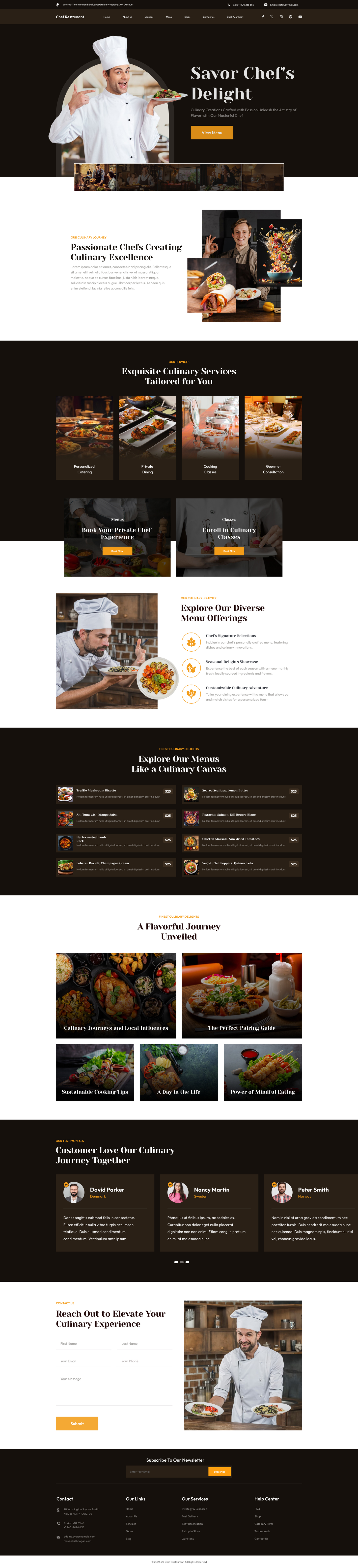 Chef WordPress Theme