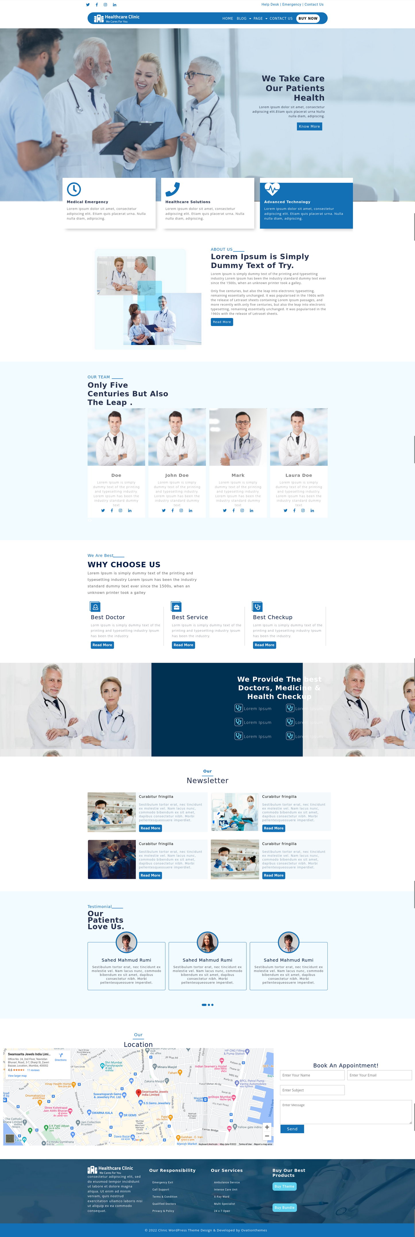 Clinic WordPress Theme