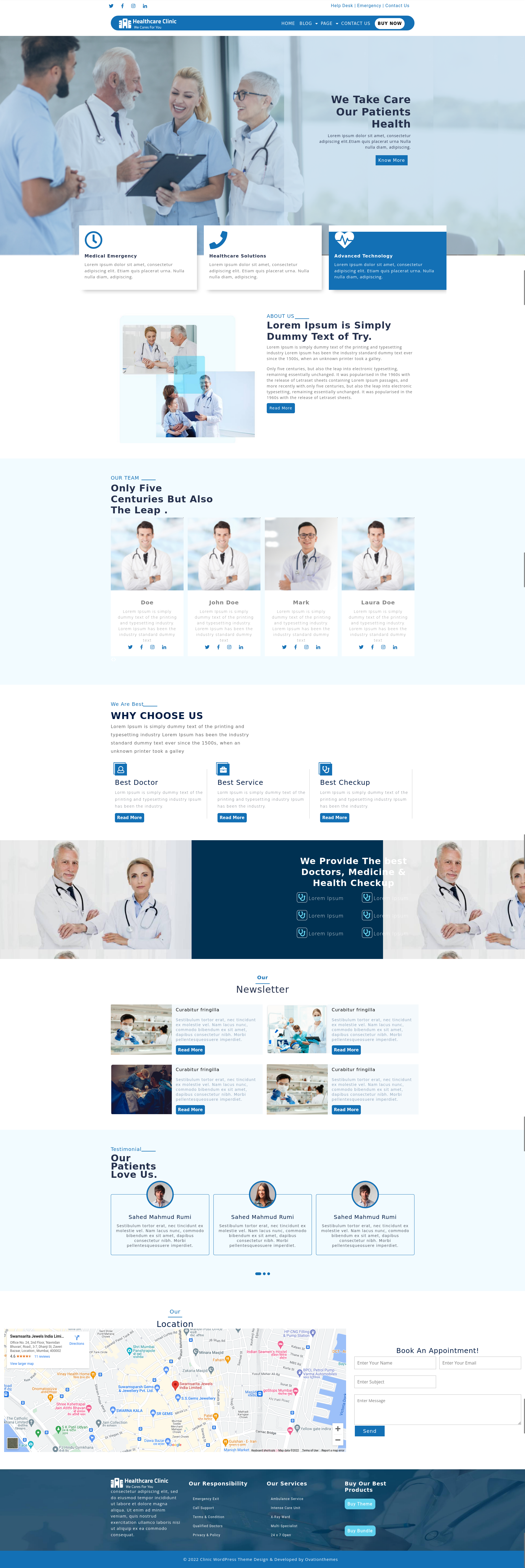 Clinic WordPress Theme