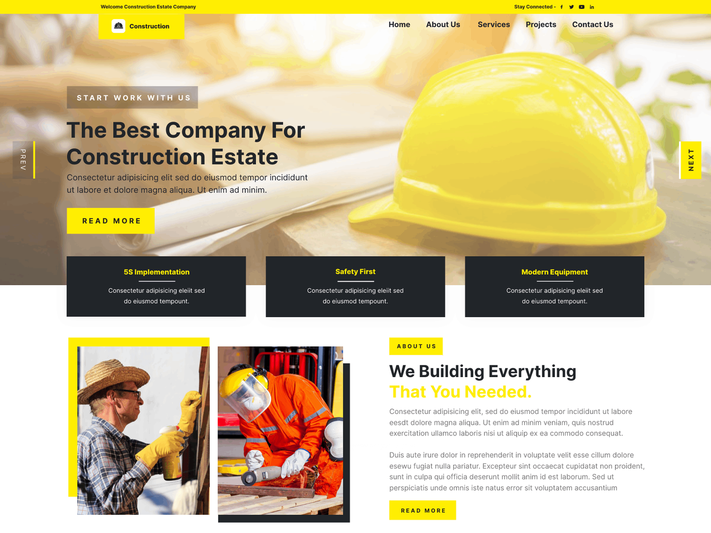 Free Architect WordPress Theme