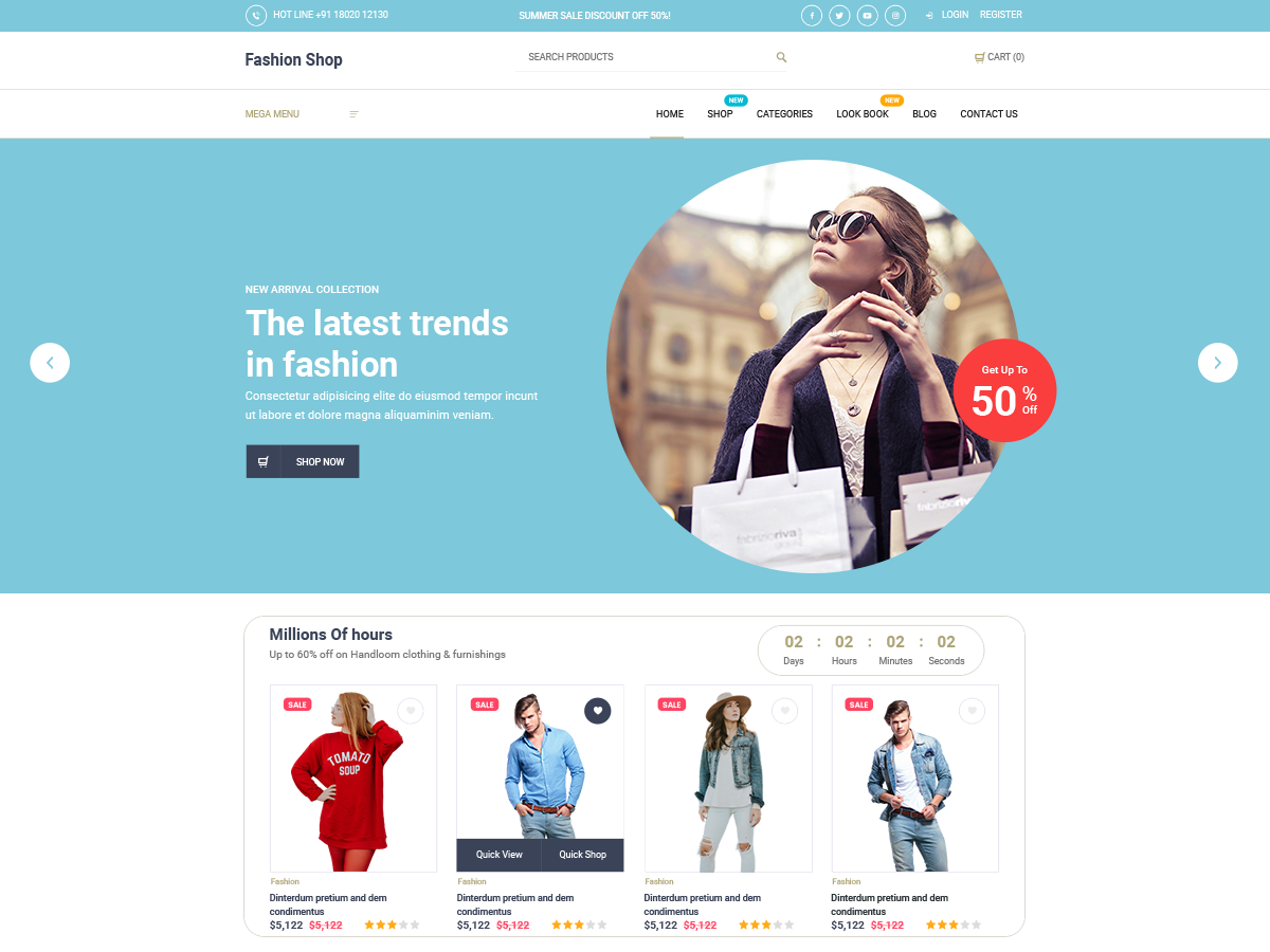 free clothing store wordpress theme