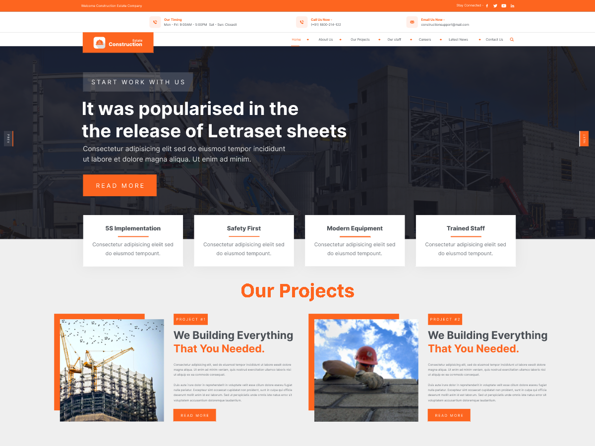 free-construction-wordpress-theme