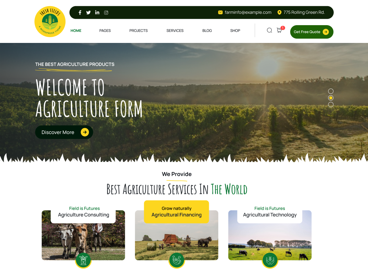 Free Garden WordPress Theme