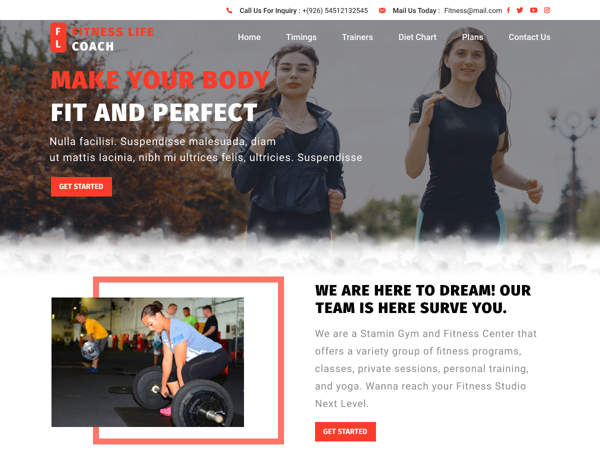Free Life Coach WordPress Theme
