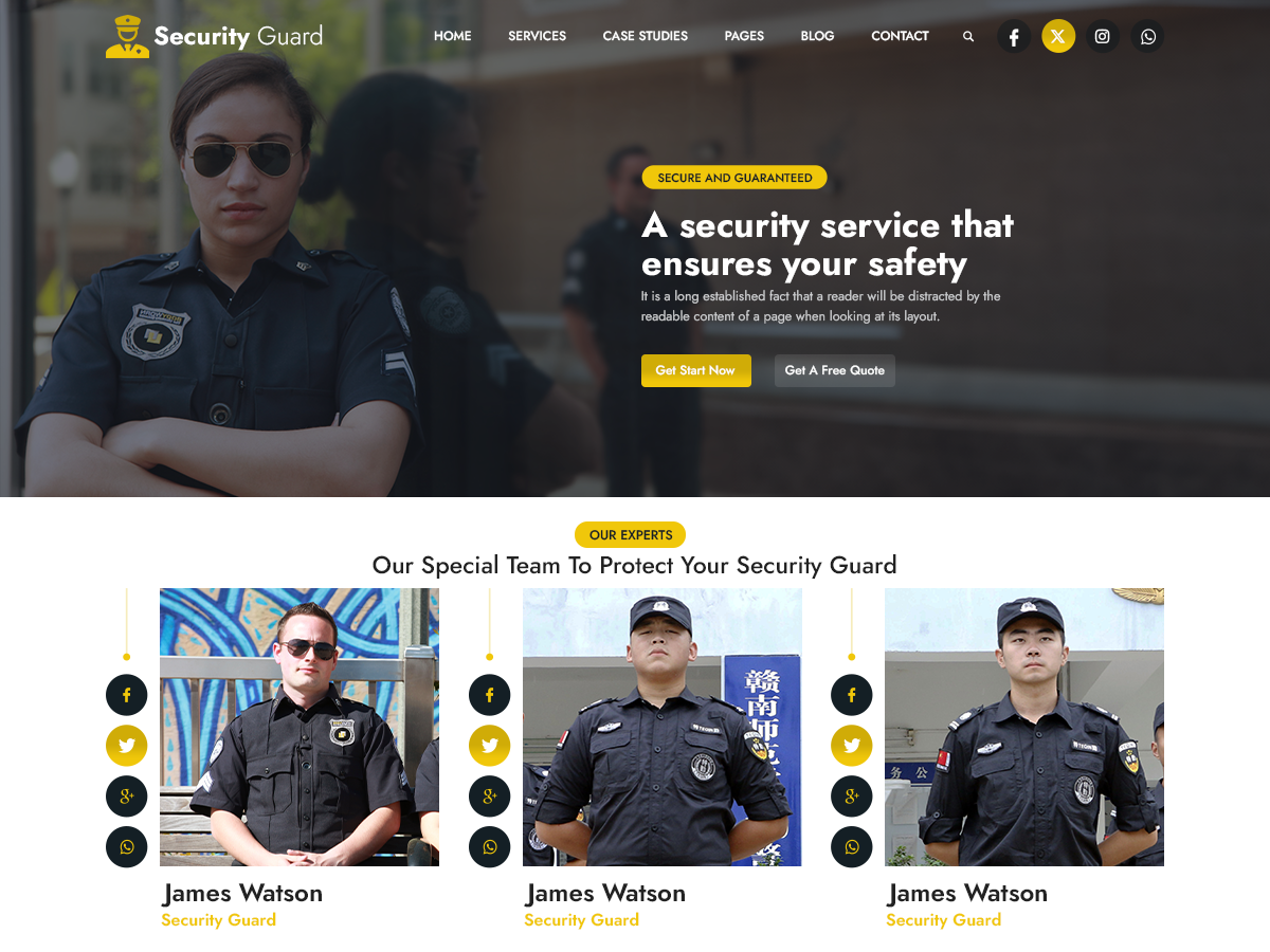 free-security-officer-wordpress-theme