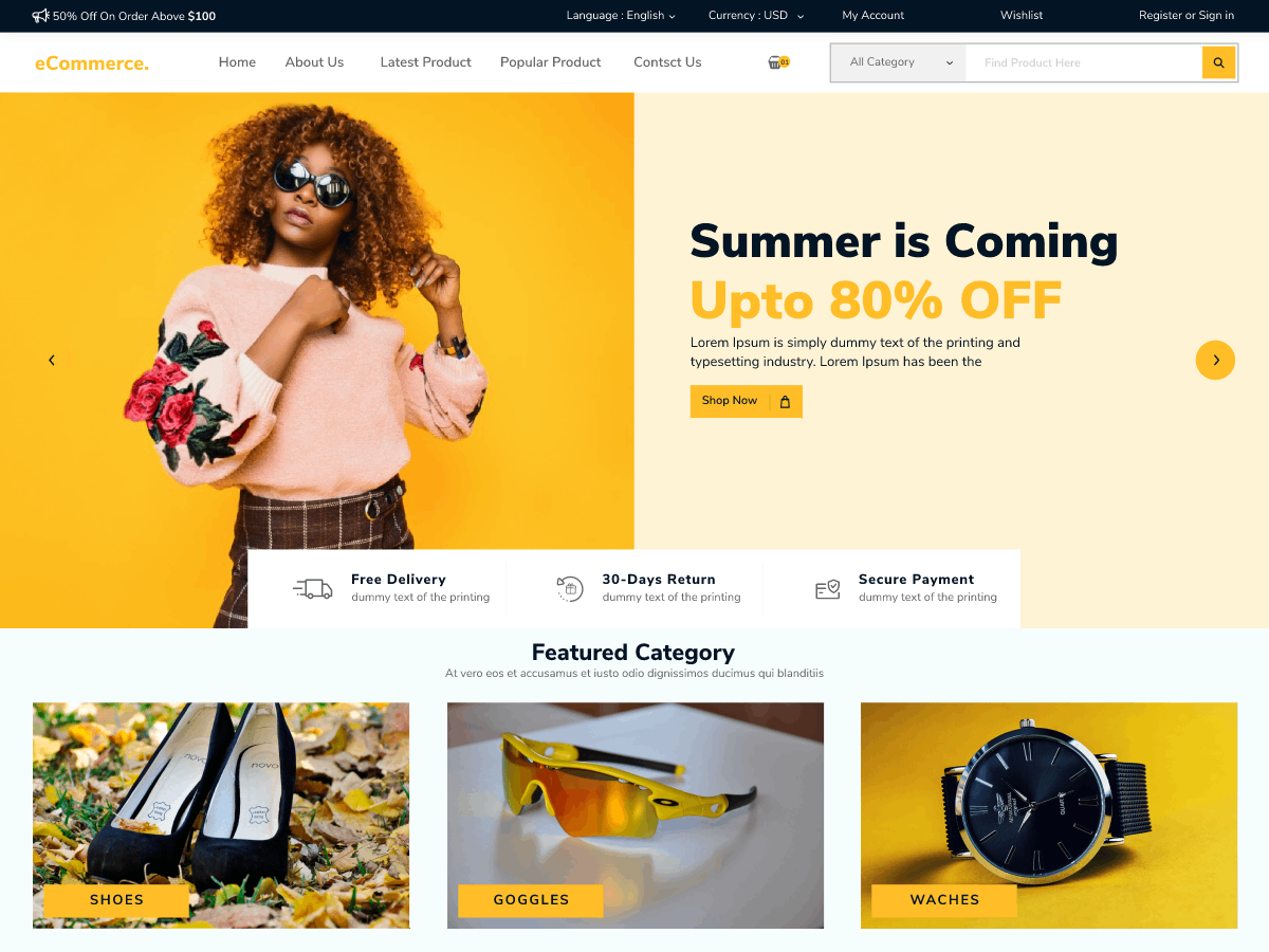 Free Shopkeeper WordPress Theme