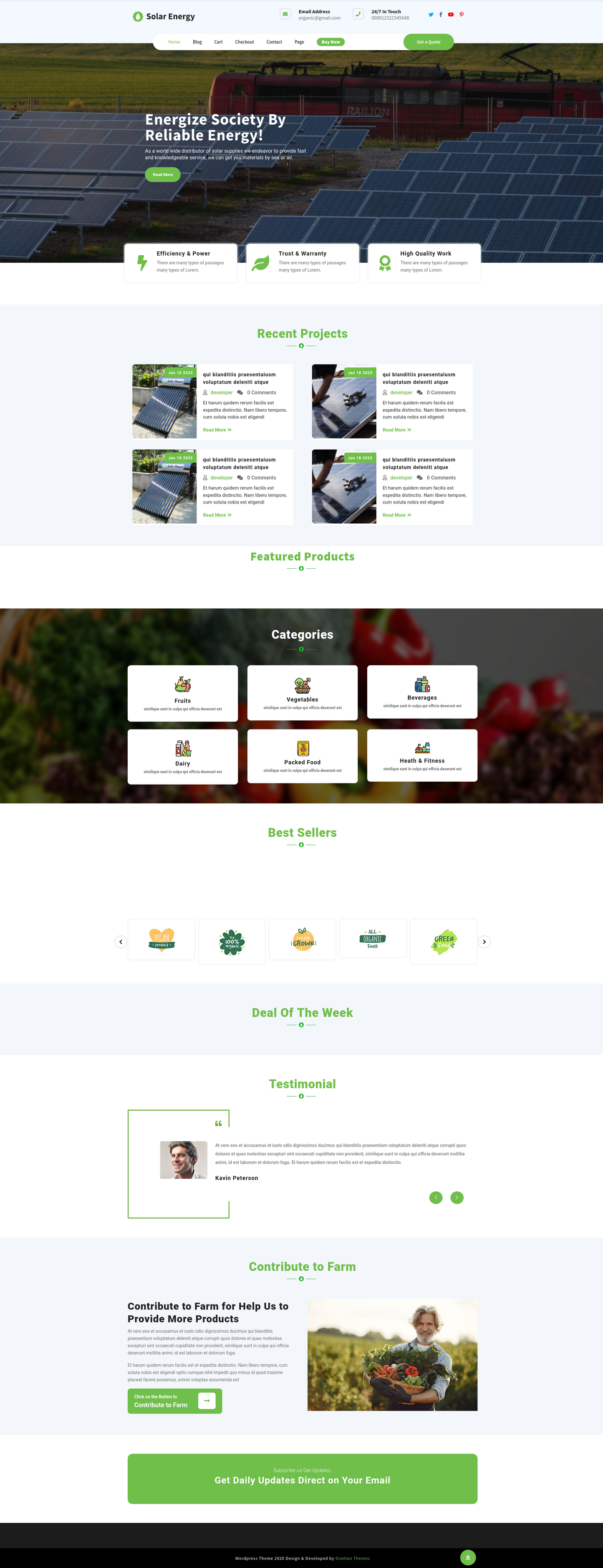 Solar WordPress Theme