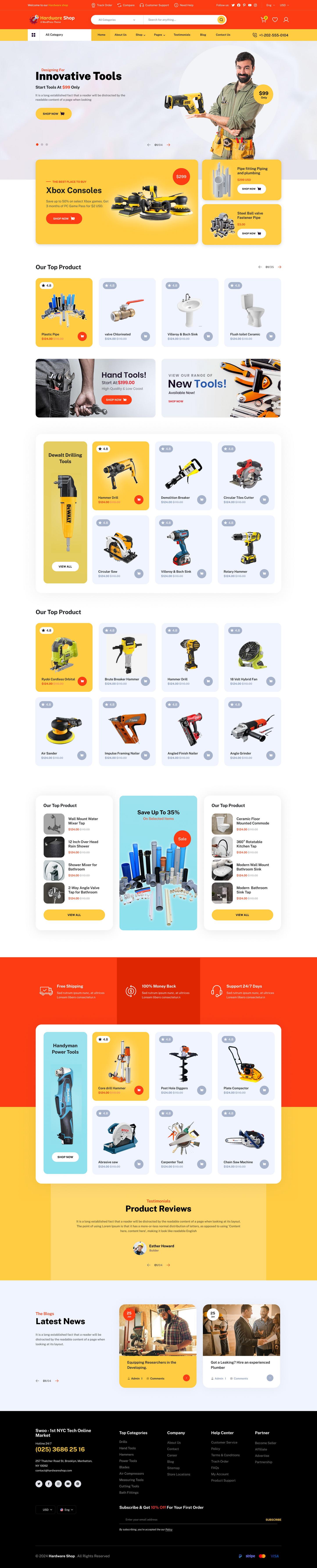 Tools WordPress Theme
