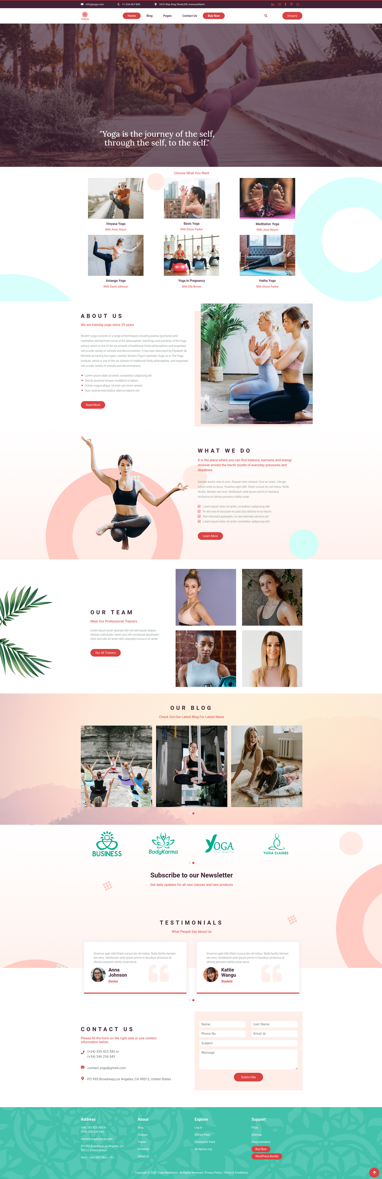 Yogi WordPress Theme