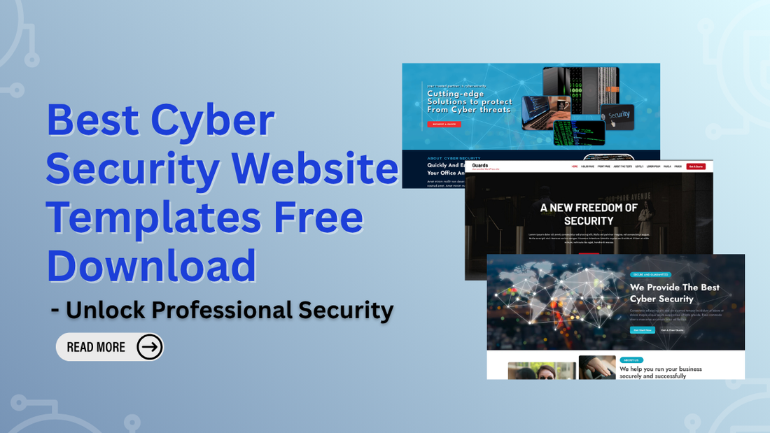 7 Best Cyber Security Website Templates Free Download - Unlock Professional Security