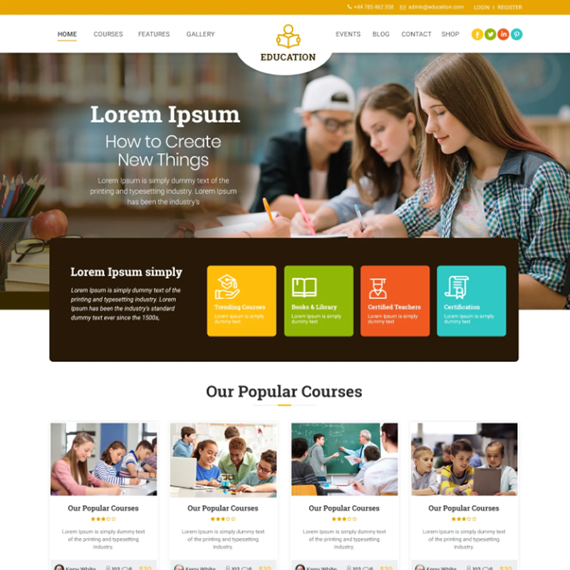 Education WordPress Theme