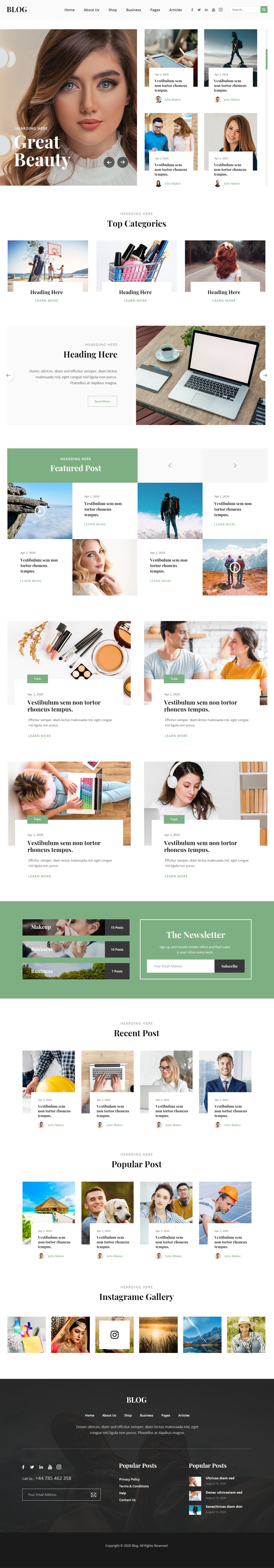 Blog WordPress Theme