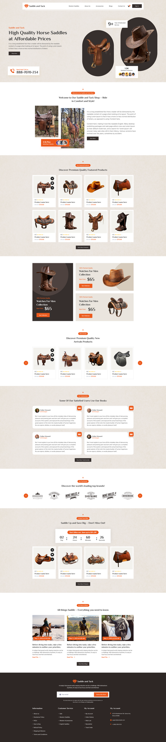 Saddle WordPress theme