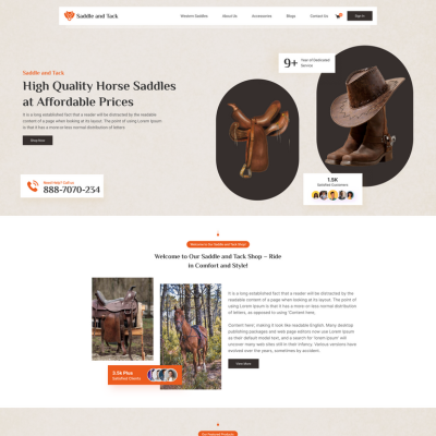 Saddle WordPress theme