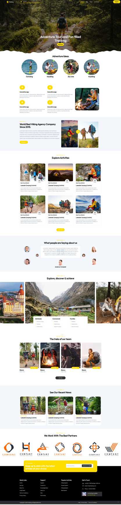 Premium Adventure Sports WordPress Theme