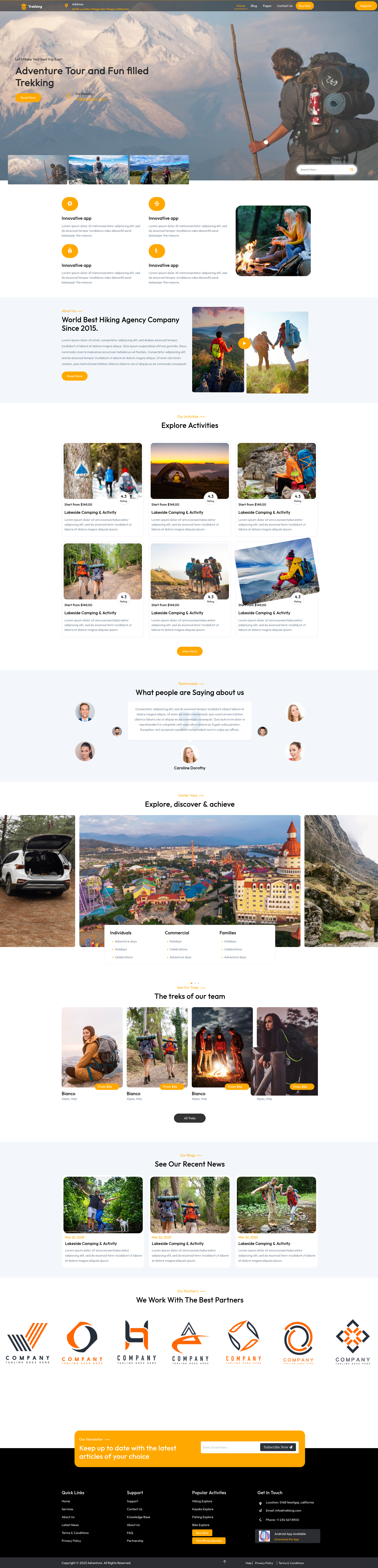 Premium Adventure Tour WordPress Theme