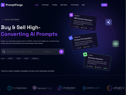  AI Prompt Marketplace WordPress  Theme 
