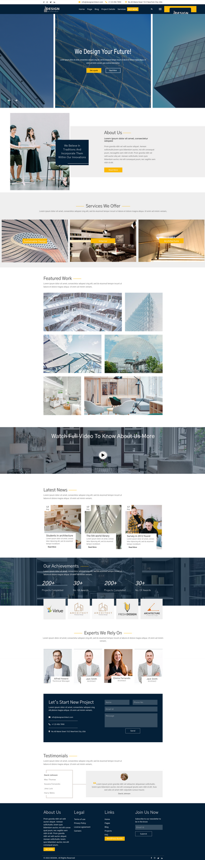 Architecture Building WordPress Theme