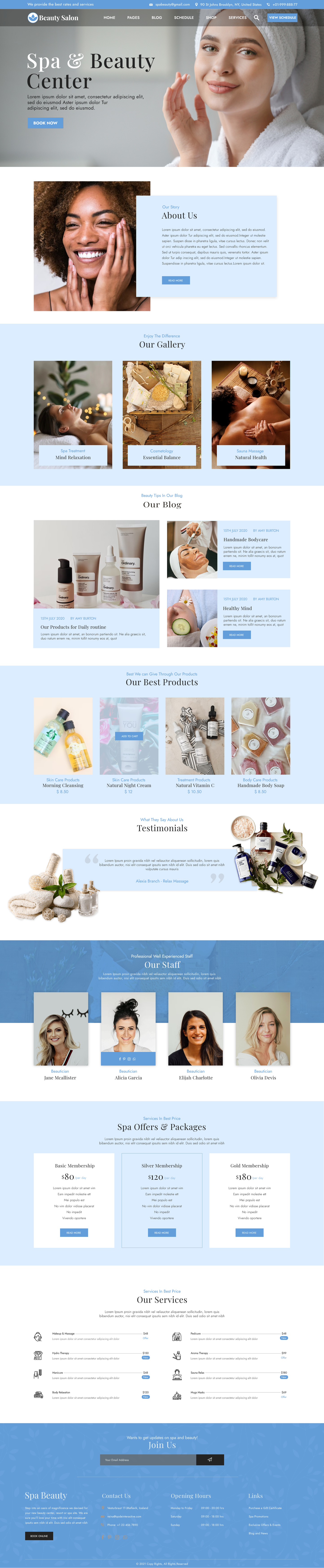 Salon WordPress Theme