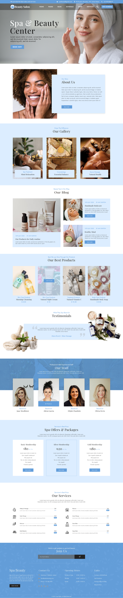 Salon WordPress Theme