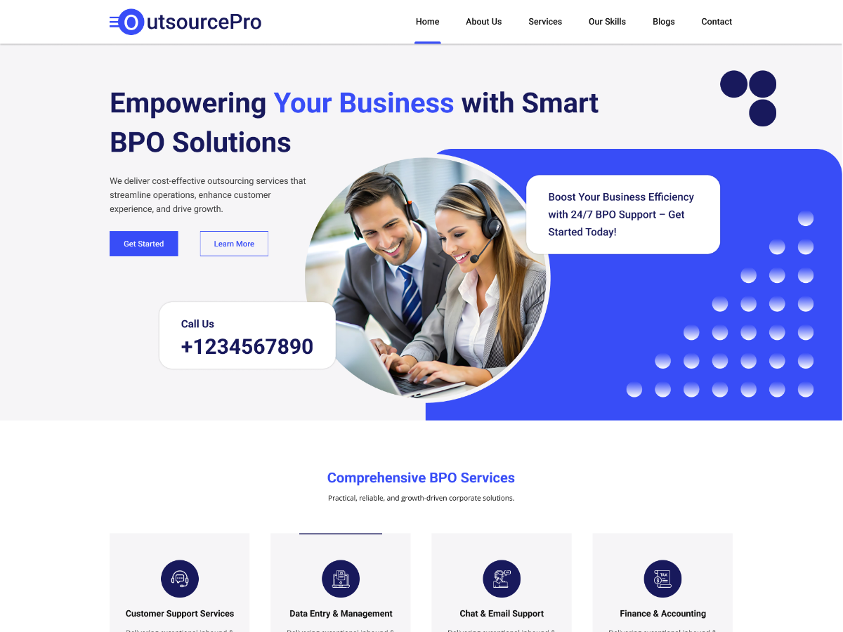 BPO WordPress Theme
