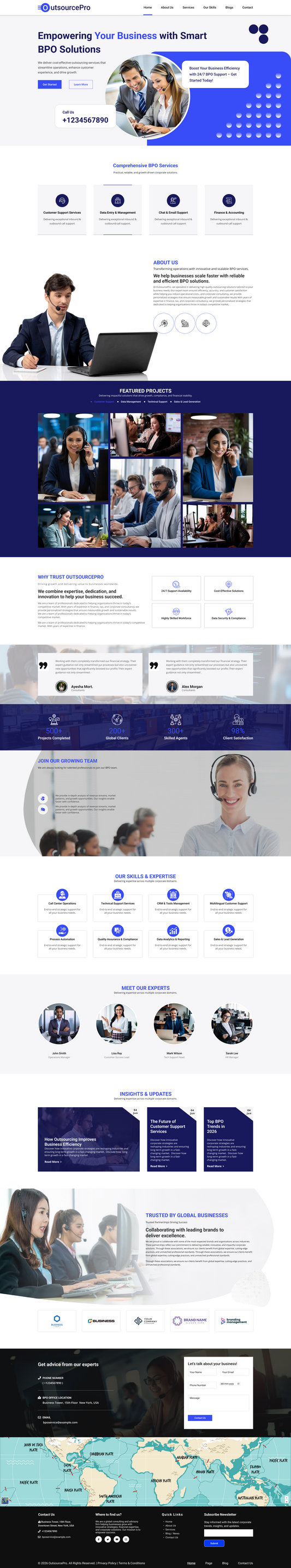 BPO WordPress Theme