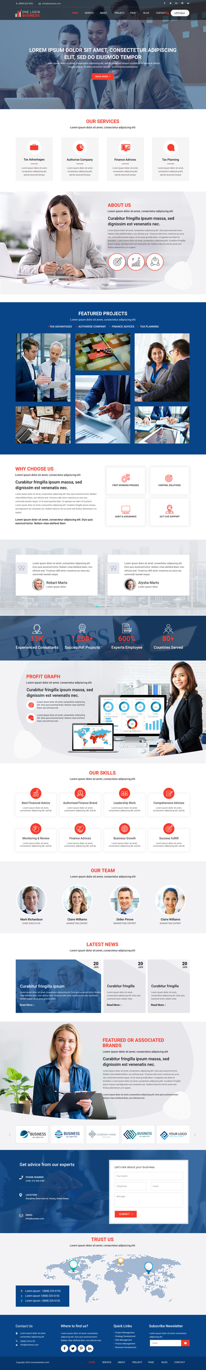 Business Consulting WordPress Theme
