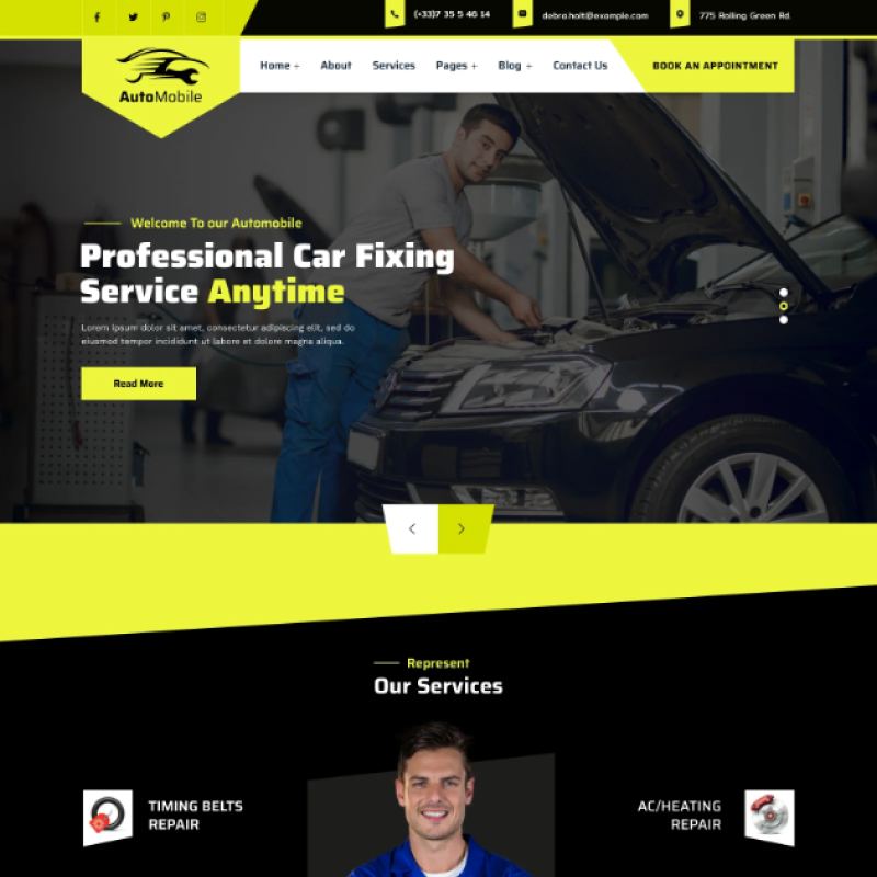 Car Repair WordPress Theme
