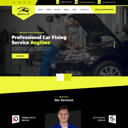 Car Repair WordPress Theme