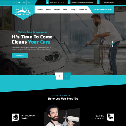 Car Wash WordPress Theme
