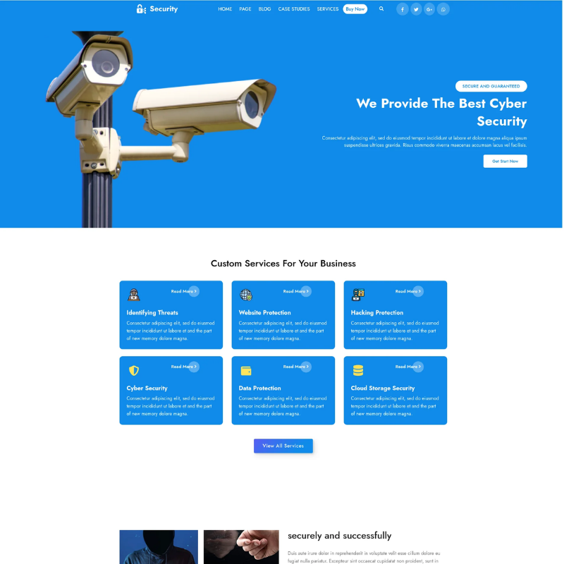 CCTV WordPress Theme