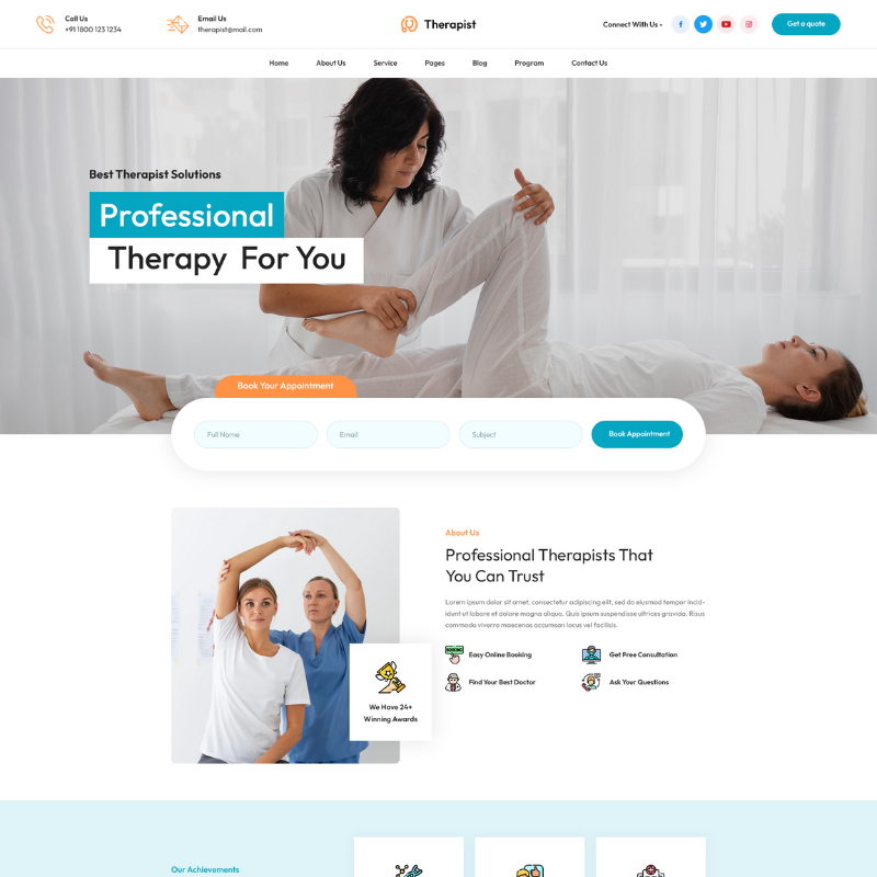 Chiropractor WordPress Theme