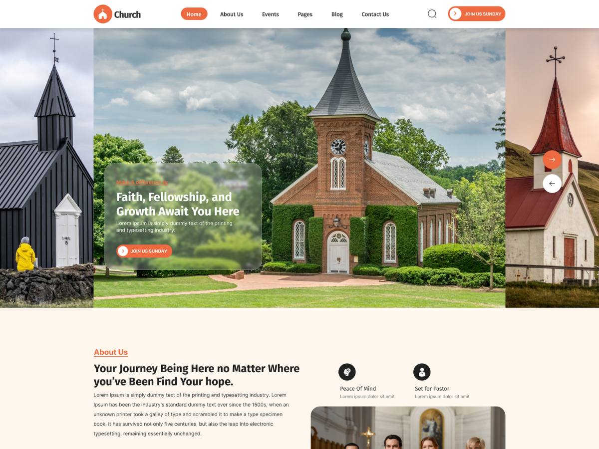 Church WordPress Theme Icon