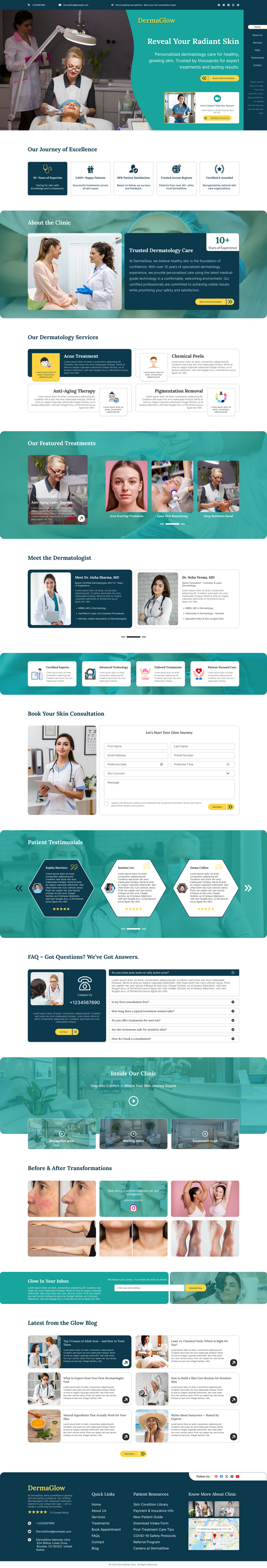 dermatologist wordpress theme