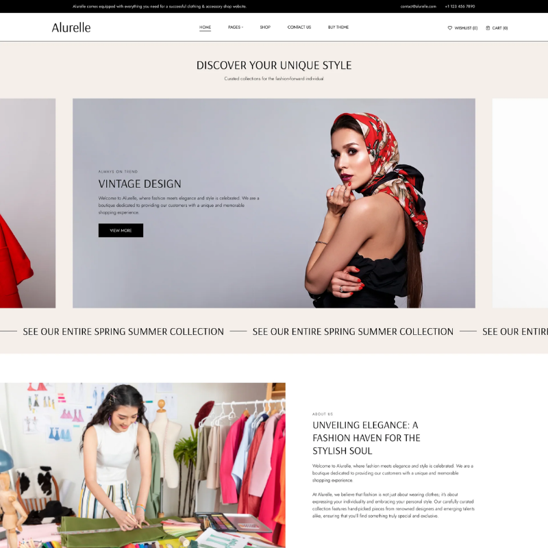 Designer Shop WordPress Theme