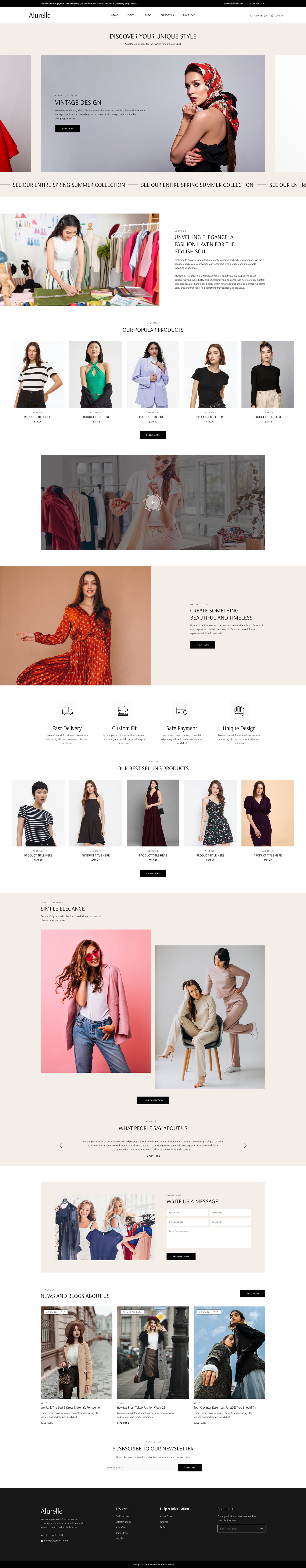Designer Shop WordPress Theme
