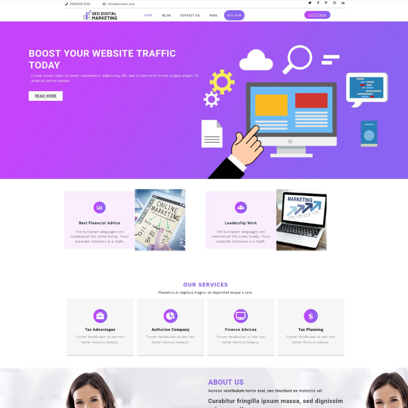 Digital Marketing WordPress Theme