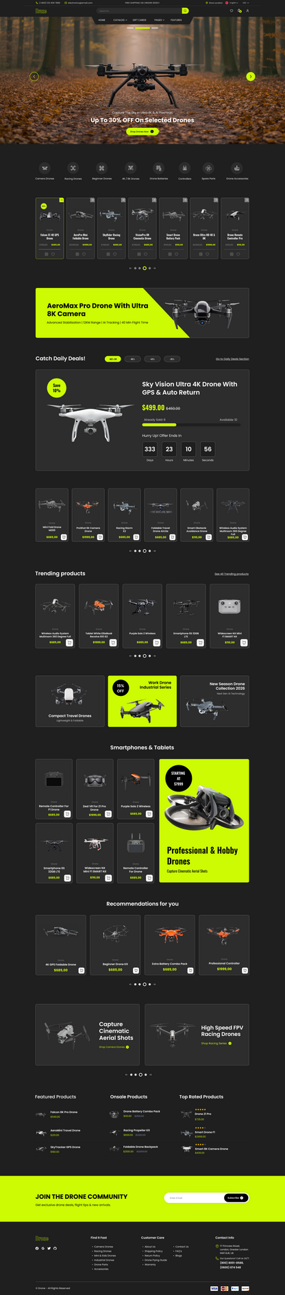 Drone WordPress Theme