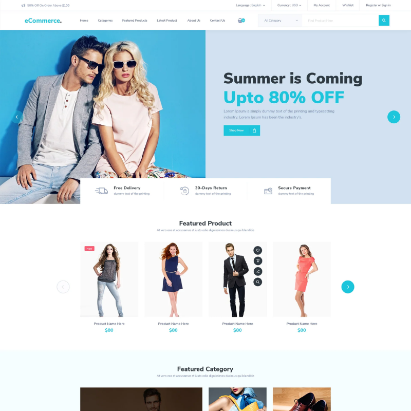 Ecommerce WordPress Theme