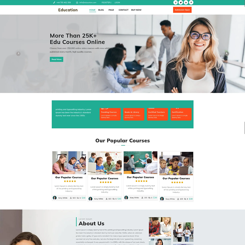 Education Coach WordPress Theme