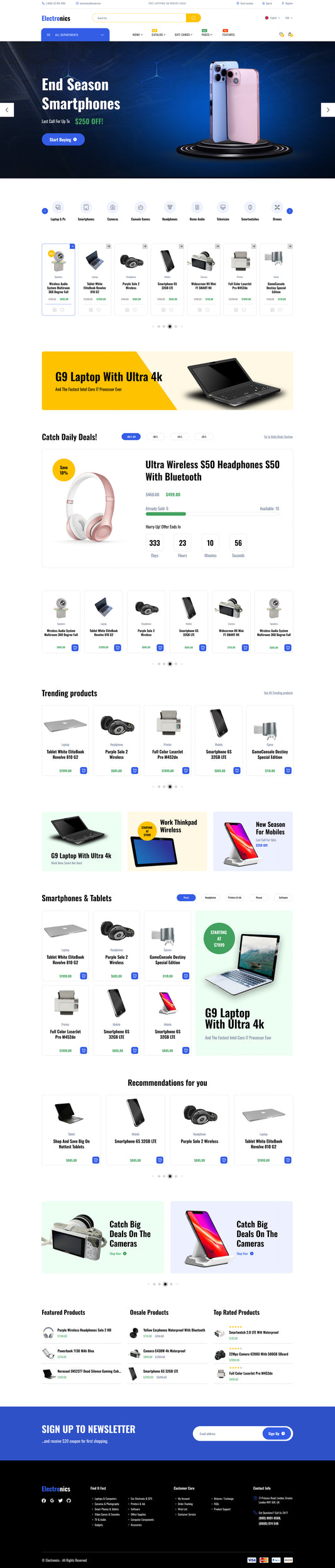 Electronics Market WordPress Theme