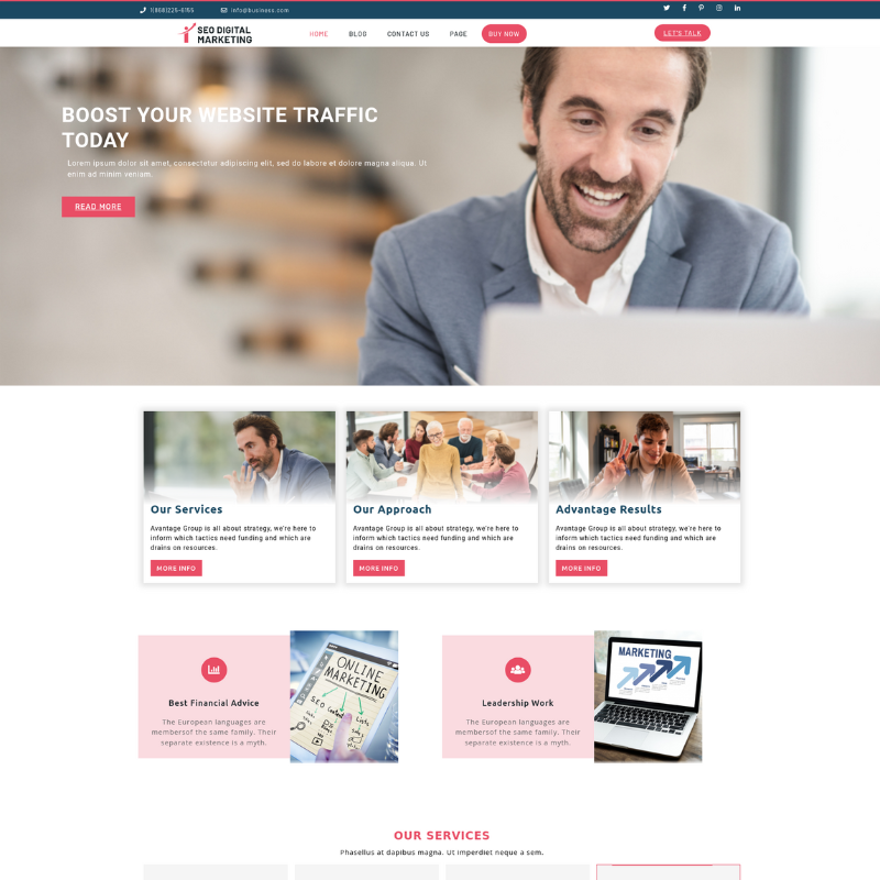 Email Marketing WordPress Theme