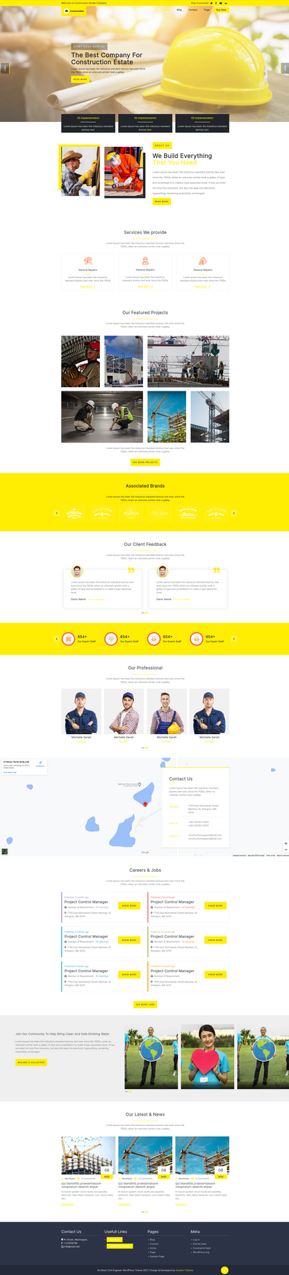 Engineer WordPress Theme