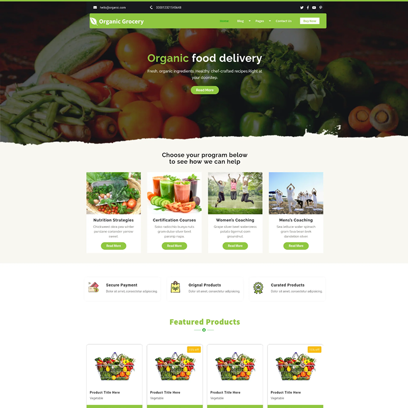 Farming WordPress Theme