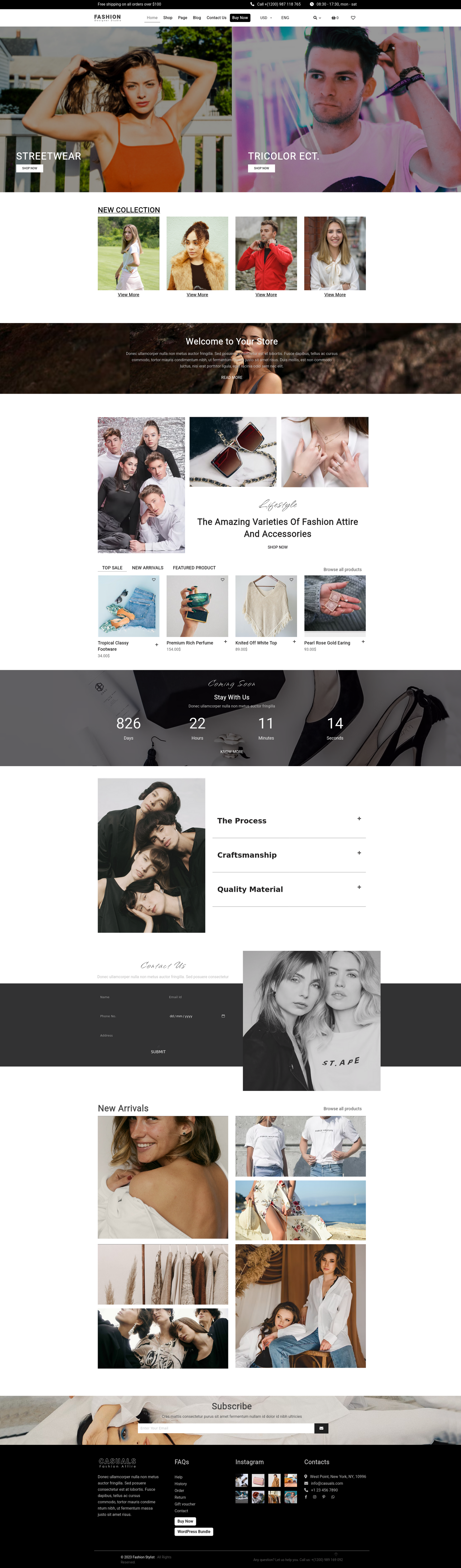 Fashion Stylist WordPress Theme