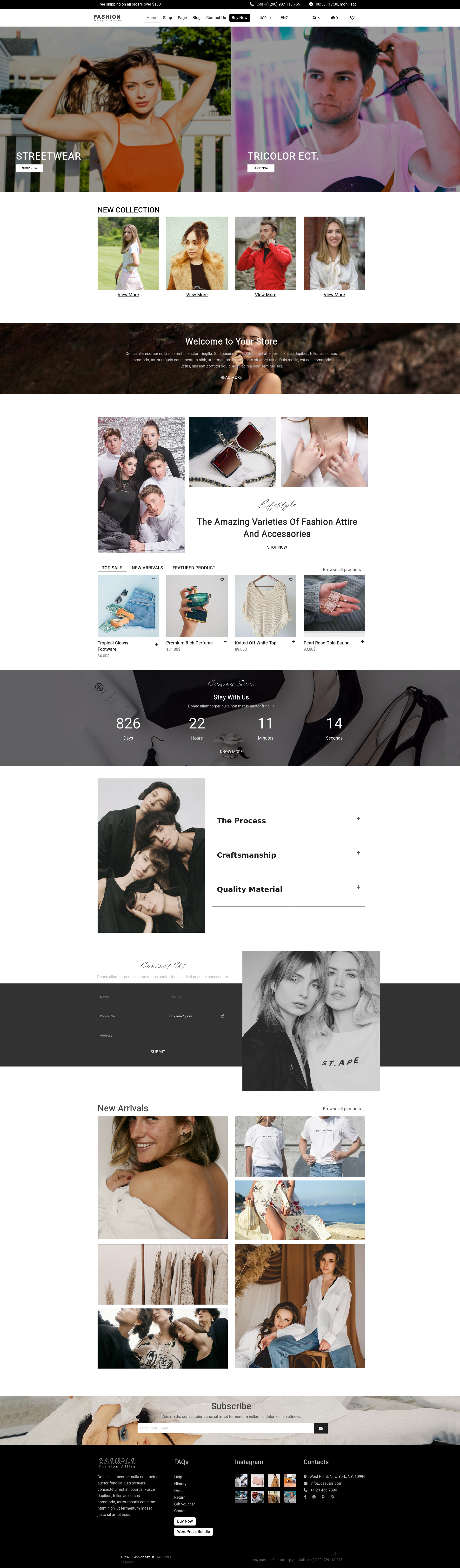 Fashion Stylist WordPress Theme