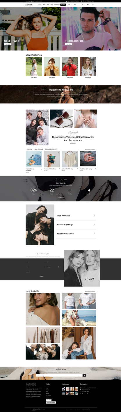 Fashion Stylist WordPress Theme