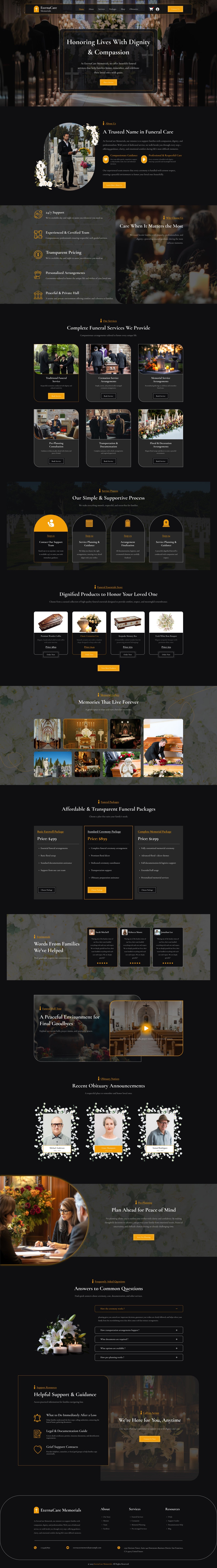 Funeral WordPress Theme